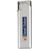 Briquet Fin Plastique Argent