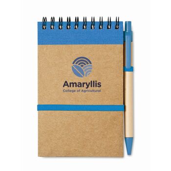 Bloc-notes recyclé et stylo    Bloc-notes recyclé et stylo    - Developpement durable - e-goodies - 1