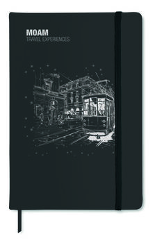 Carnet A6 96 pages lignées Carnet A6 96 pages lignées - Carnet rigide personnalisable - e-goodies - 1