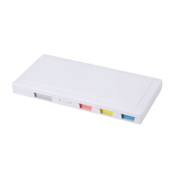 Carnet de 60 feuilles blanches adhésives et 180 marque-pages adhésifs  - Papeterie - e-goodies - 4