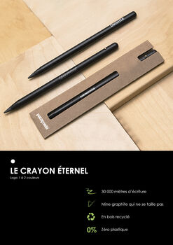 Crayon en bois recyclé - Spécial Express J 4 - e-goodies - 5