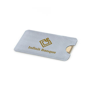 Etui souple anti-RFID pour 1 carte de crédit