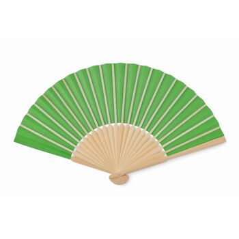 Eventail en bambou avec tissu  - Maison - e-goodies - 2