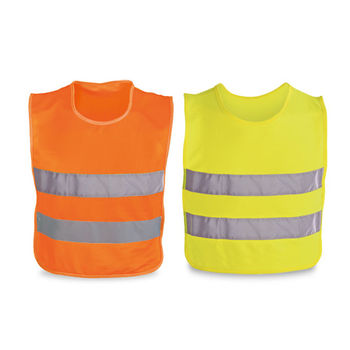 Gilet Réfléchissant Jaune Pour Enfants - Haute Visibilité Nuit - Taille Unique Ajustable - Pour Vélo, école - 7