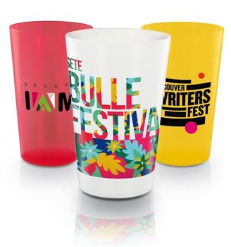 GOBELET PLASTIQUE REUTILISABLE 60 cl  GOBELET PLASTIQUE REUTILISABLE 60 cl  - Mug bouteille gobelet - e-goodies - 1