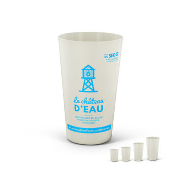 GOBELET REUTILISABLE 30 cl EN BIOCOMPOSITE GOBELET REUTILISABLE 30 cl EN BIOCOMPOSITE - Salons - Evenementiel - e-goodies - 1
