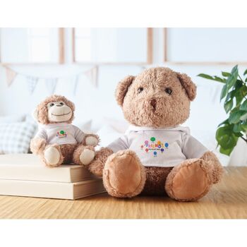 Grand ours en peluche portant un pull à capuche - Maison & Cuisine - e-goodies - 4