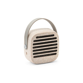 Haut-parleur portable avec microphone fibre de blé