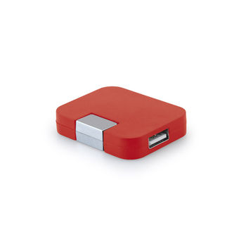 Hub USB 2.0 4 ports carré Hub USB 2.0 4 ports carré - Accessoires d'Ordinateur - e-goodies - 1