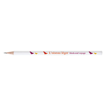 Crayon à papier blanc