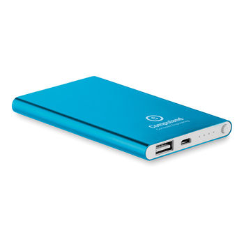Power Bank 4000 mAh plat Power Bank 4000 mAh plat - Accessoires pour téléphonie - e-goodies - 1