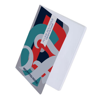Mini bloc sur cartonnette de 50 feuilles adhésives blanches - Bloc note repositionnable - e-goodies - 3