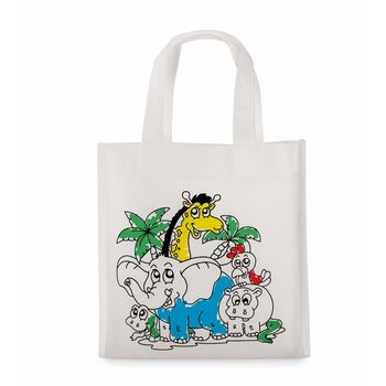 Mini shopping bag à colorier - Tote bag personnalisé - e-goodies - 3