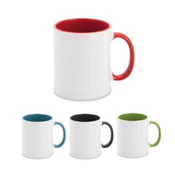 Mug en céramique 350 ml bicolore - Mug personnalisé - e-goodies - 3