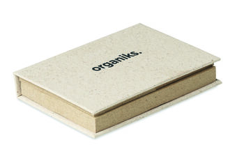 Notes adhésives papier d'herbe Notes adhésives papier d'herbe - Developpement durable - e-goodies - 1