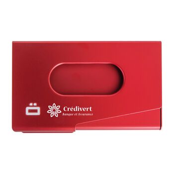 Porte-cartes en Aluminium anodisé avec petite fenêtre - Maroquinerie - e-goodies - 1