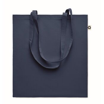 Sac shopping de couleurs en coton recyclé