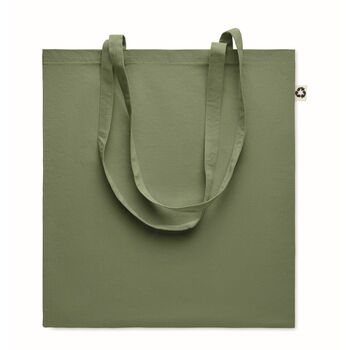 Sac shopping de couleurs en coton recyclé