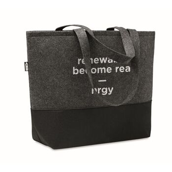 Sac shopping en feutre RPET    Sac shopping en feutre RPET    - Bagagerie - e-goodies - 1