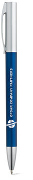 Stylo à bille avec clip en métal chromé Stylo à bille avec clip en métal chromé - Stylo plastique publicitaire - e-goodies - 1