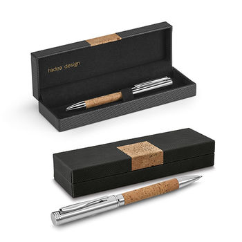 Stylo à bille en Liège et Métal Stylo à bille en Liège et Métal - Stylos métal - e-goodies - 1