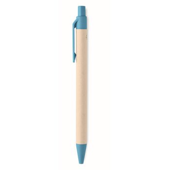 Stylo à bille recyclé à bouton poussoir Stylo à bille recyclé à bouton poussoir - Stylo personnalisable - e-goodies - 1
