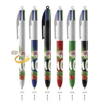 Stylo BIC® 4 Couleurs Stylo BIC® 4 Couleurs - Stylo plastique publicitaire - e-goodies - 1