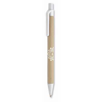 Stylo bille en PLA maïs/papier Stylo bille en PLA maïs/papier - Stylo personnalisable - e-goodies - 1