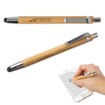 stylo bille touch en bambou - Express J+4