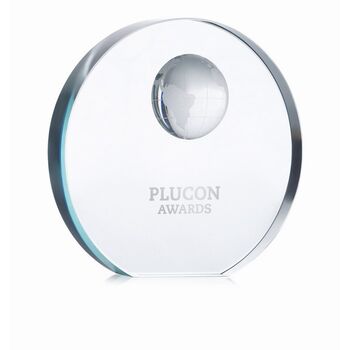 Trophée globe en verre         Trophée globe en verre         - Maison & Cuisine - e-goodies - 1