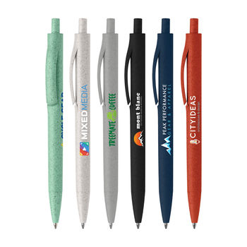 Zen - Stylo Eco en Plastique et Paille de Blé - Stylo - e-goodies - 3